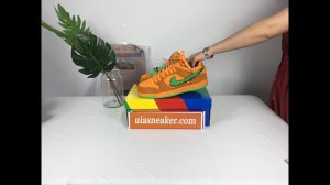 Unboxing Nike SB Dunk Low Grateful Dead Bears Orange uiasneaker dot com