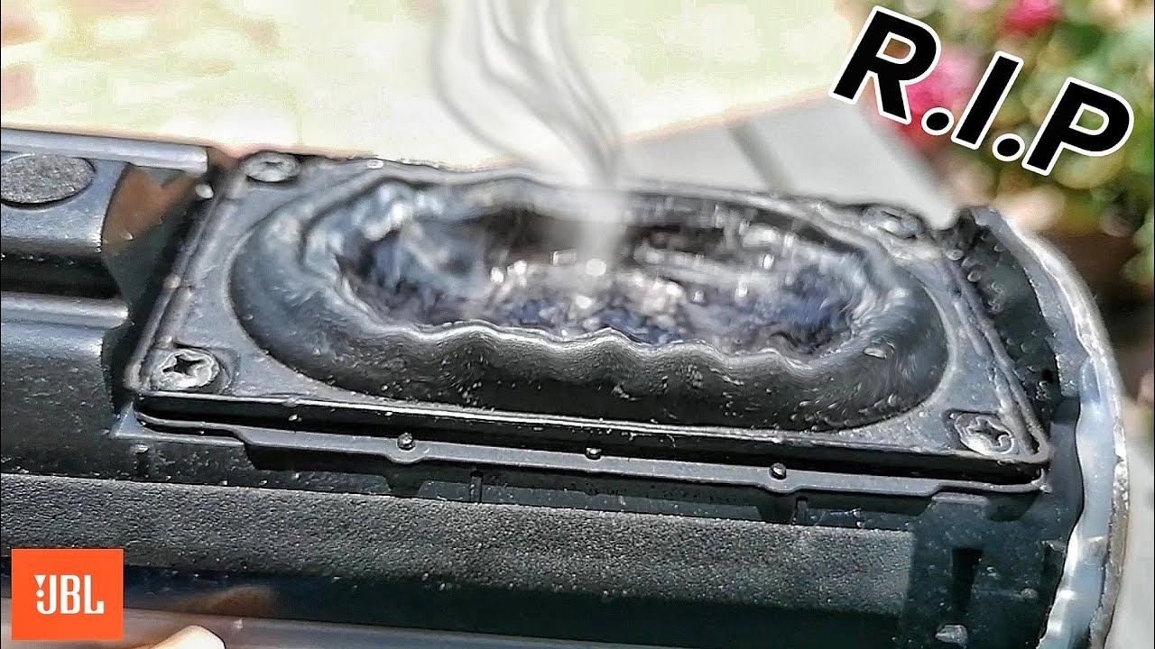 R.I.P JBL FLIP 5 Passive Radiator!!  200 LOW Frequency Mode  Woofer Bottoming Out !!