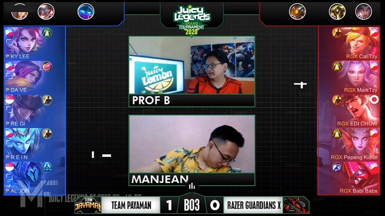 TEAM PAYAMAN vs RAZER GUARDIANS X [GAME 2] Juicy Legends Non Pro Division Tournament | July 18, 202