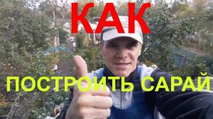 Сарай своими руками на огороде #potemkin3 Потемкин