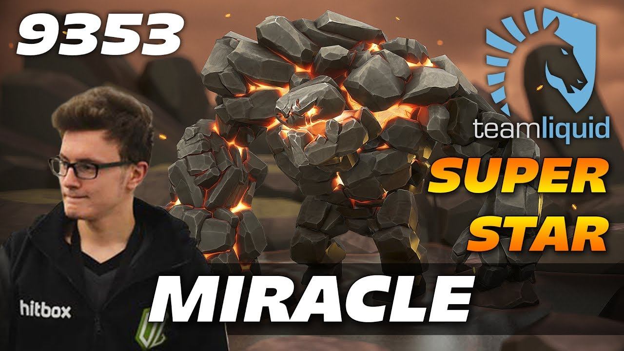 Miracle Dota SUPER STAR | 9353 MMR Dota 2 смотреть онлайн
