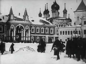 Москва под снегом 1908