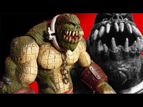 Batman Arkham Asylum Killer Croc Deluxe Action Figure Review смотреть онлайн