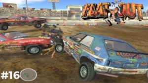 Flatout 1 (2004) - Demolition Derby Gameplay #16 - Demolition Arena (Pc)