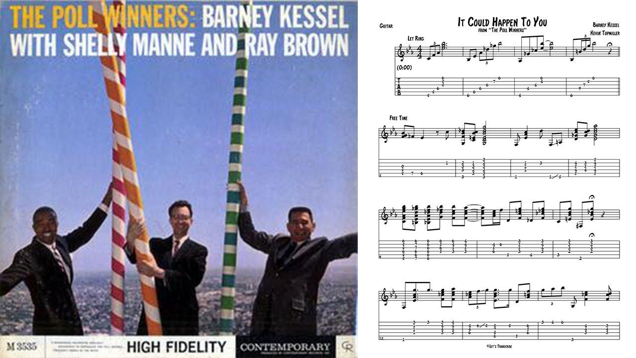 "It Could Happen To You" - Barney Kessel (Jazz Guitar Transcription)