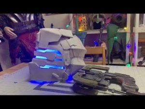 Dead Space 2 Advanced suit Helmet tutorial | Ashen Warrior Props