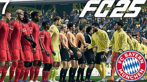 FC 25 КАРЬЕРА ЗА БАВАРИЮ #7 - МАТЧ С БОРУССИЕЙ ДОРТМУНД и ХЕТ-ТРИК КЕЙНА!