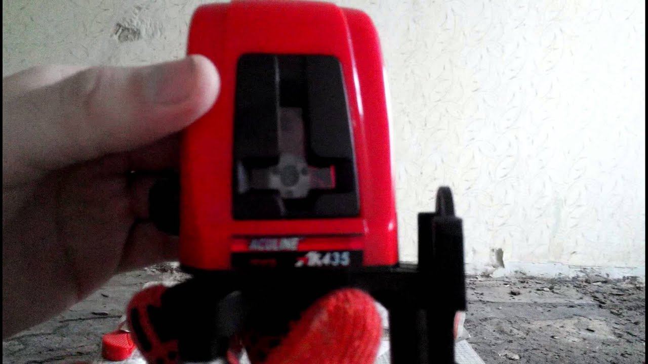 Aliexpress AK435 360degree Self- leveling Cross Laser Level Red 2 Line 1 Point смотреть онлайн