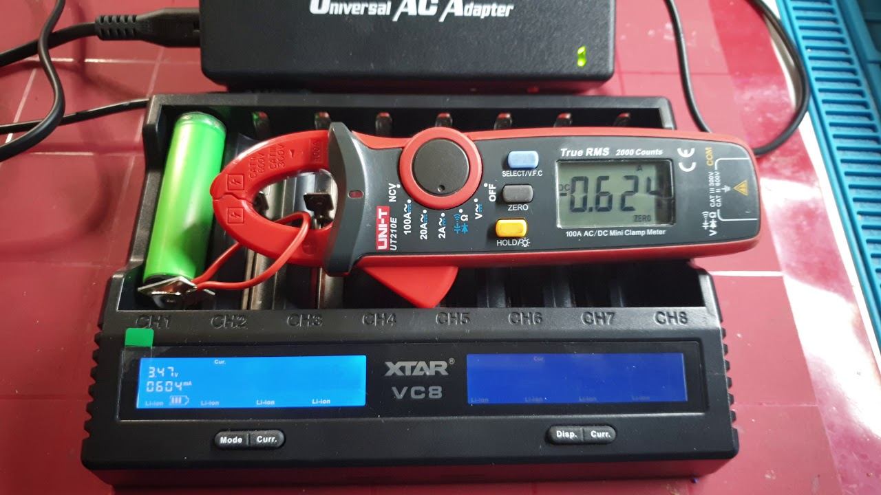 XTAR VC8 Lithium/NiMH/NiCd Ladegerät im Test смотреть онлайн