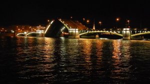 разводка биржевого моста 29.08.2016