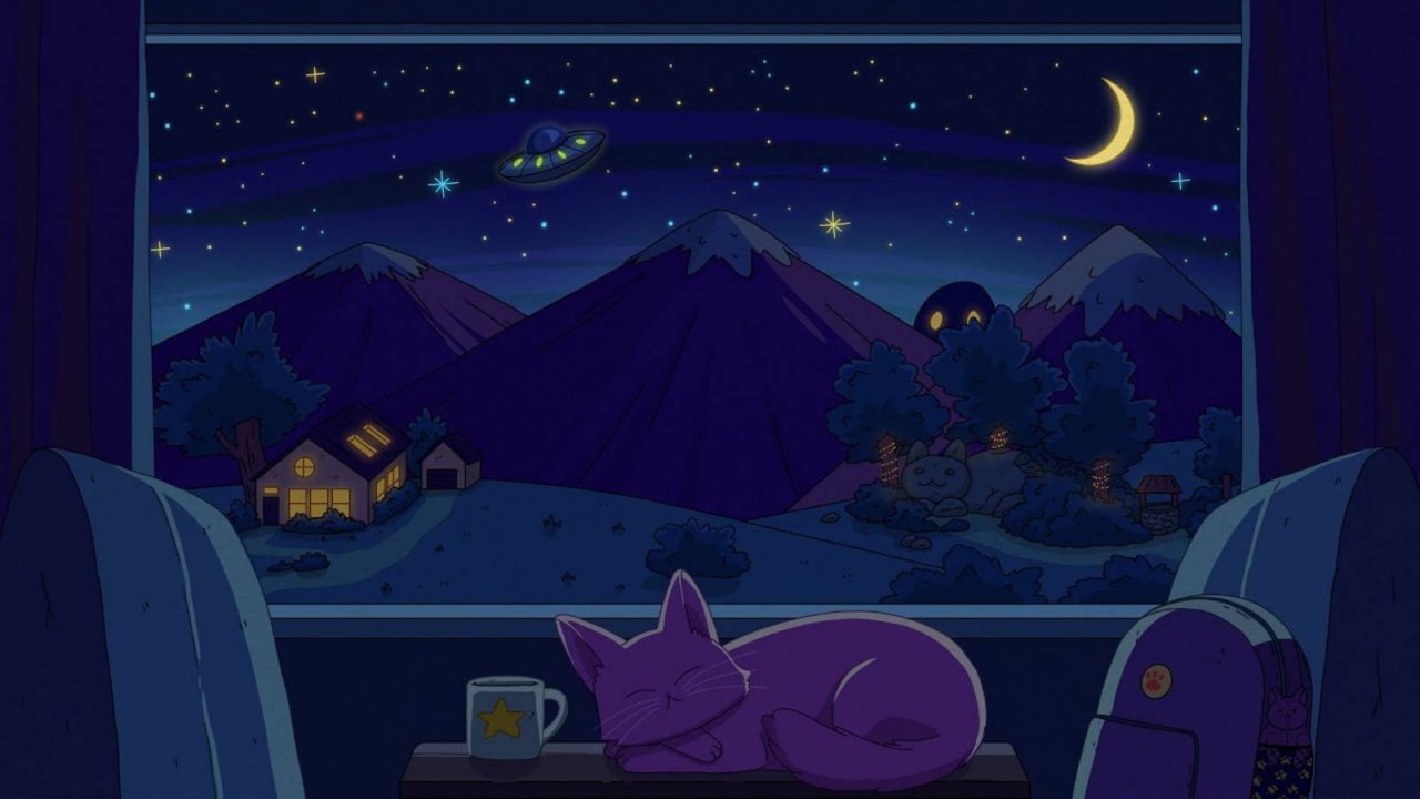 Purrple Cat - Night Train