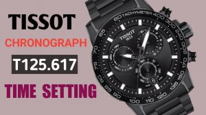 How to Set the TIME Tissot T125.617