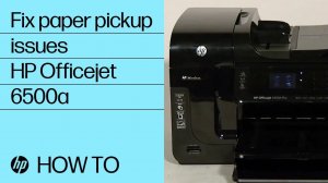 Fixing Pick-Up Issues | HP Officejet 6500a Plus e-All-in-One Printer (E710n) | HP