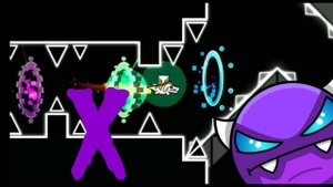 Easy Демон "X" В Geometry Dash. Прохождение. #24