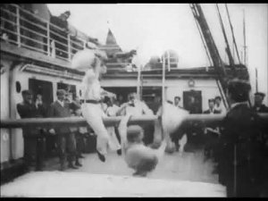 Захватывающий поединок подушками An Exciting Pillow Fight ( 1900 год )