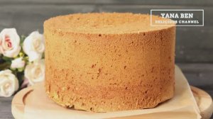 БИСКВИТ ВЫСОТОЙ 10 СМ! Очень УДАЧНЫЙ КАРАМЕЛЬНЫЙ БИСКВИТ Caramel sponge cake recipe