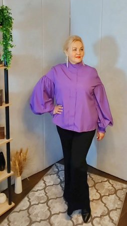 КАК ЛУЧШЕ? НАРЯДНАЯ БЛУЗКА Plus Size на Новый Год 2025!