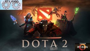 Dota 2 - Ryzen 5 7500F + RTX 4060 - 1080p