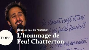 Manouchian au Panthéon : l'émouvante reprise de "L'Affiche rouge" par Feu! Chatterton