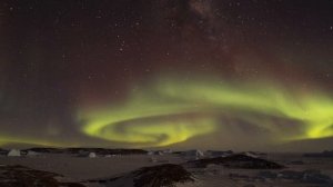 Северное сияние. свечение.