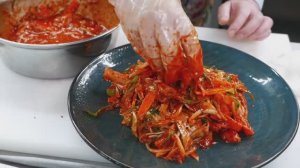 Корейская уличная еда - Морской скат, морепродукты Корея.