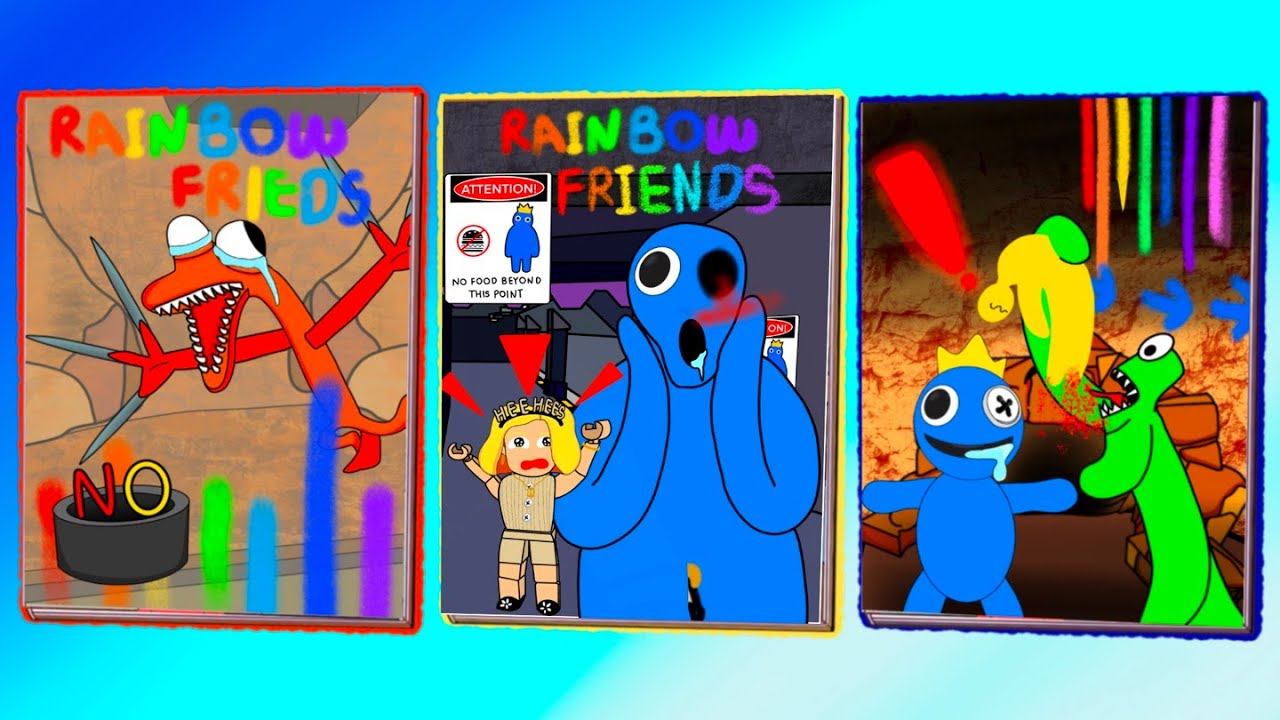 RAINBOW FRIENDS SURVIVAL GAMING BOOK / RAINBOW FRIENDS STORY BOOK смотреть онлайн