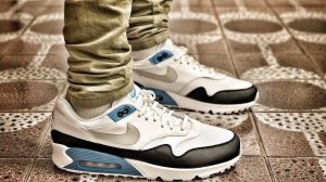 Air Max 90/1 Laser Blue Sneaker Unboxing and On-Foot Review