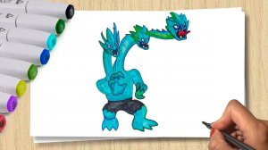 Как нарисовать Гуджитсу Гидра GooJitZu _ Учимся рисовать