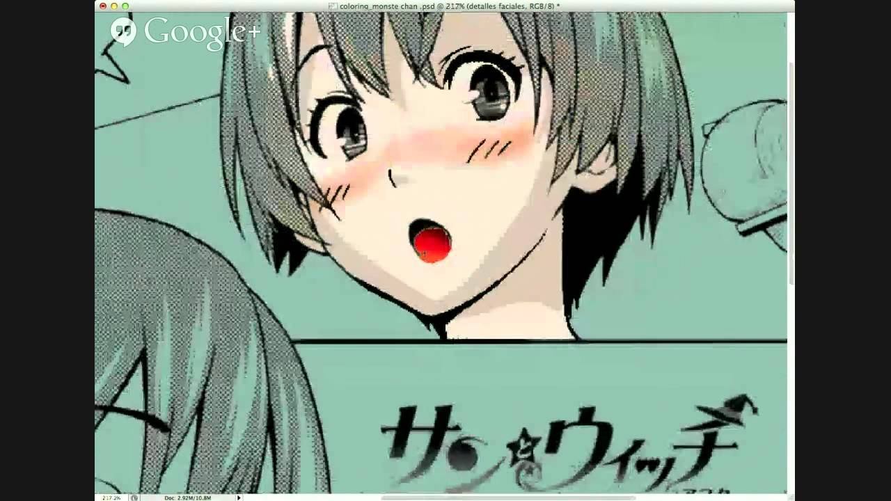 Colorea en Photoshop un dibujo de un manga смотреть онлайн