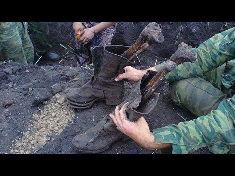РАСКОПКИ БОЙЦОВ ВОВ !!!