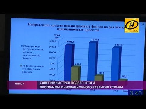 Итоги госпрограммы инновационного развития