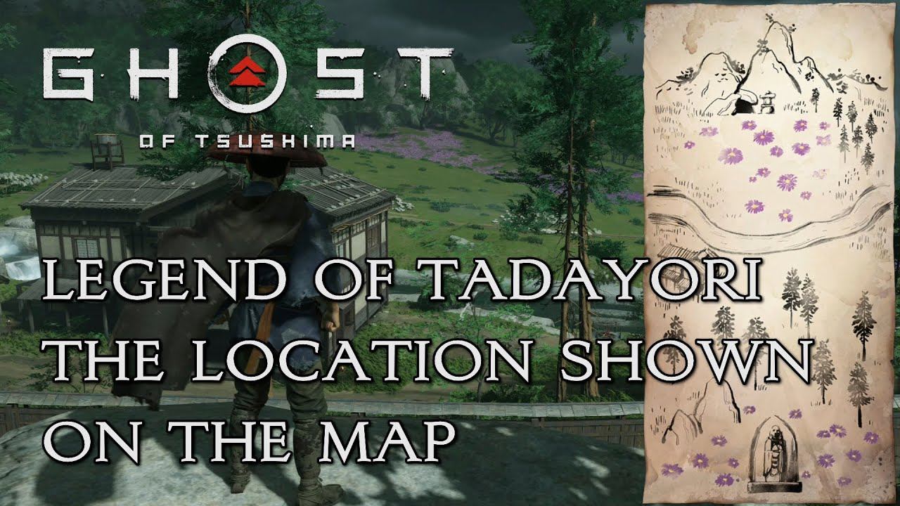 GHOST OF TSUSHIMA - The Legend of Tadayori Map Location смотреть онлайн