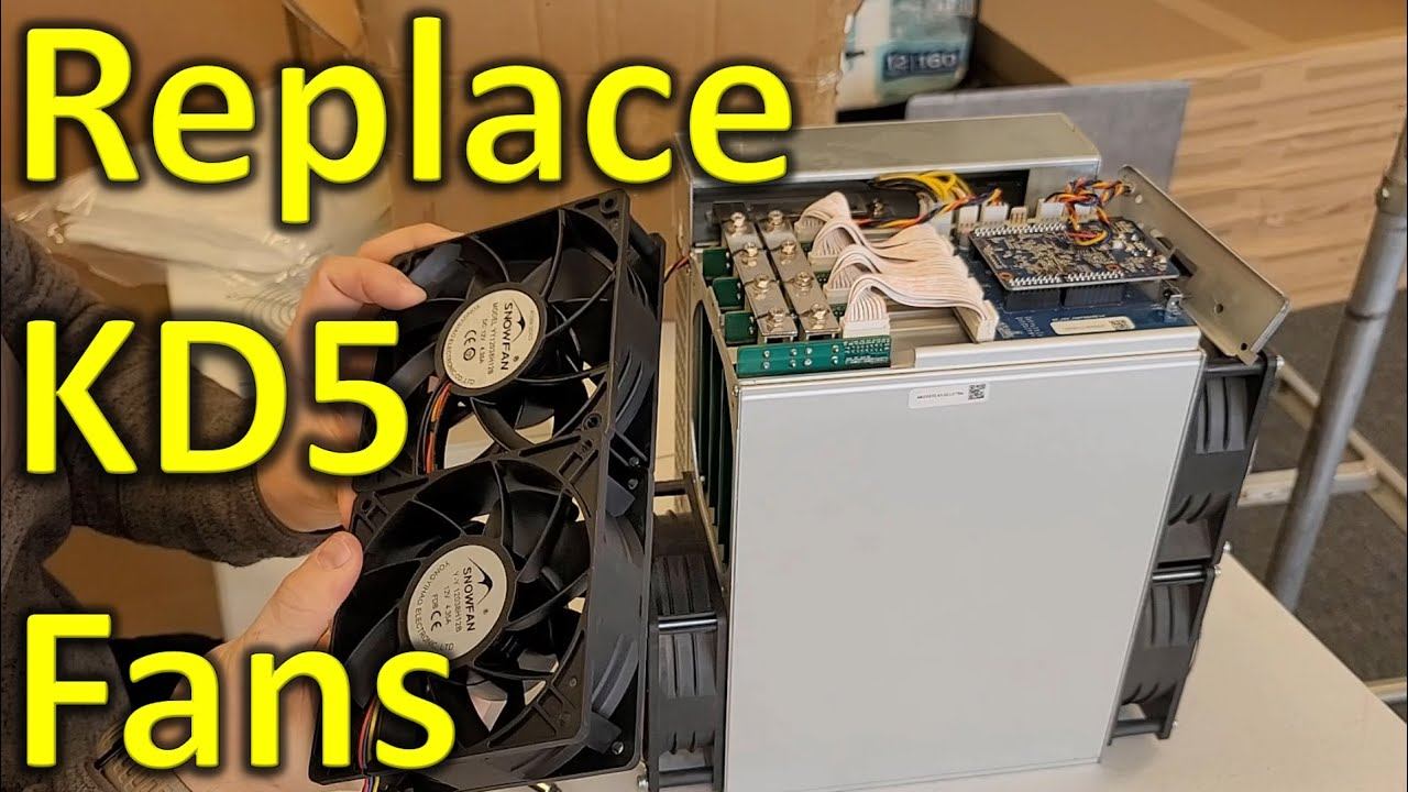 How to Replace Exhaust Fan on Goldshell KD5 ASIC Miner