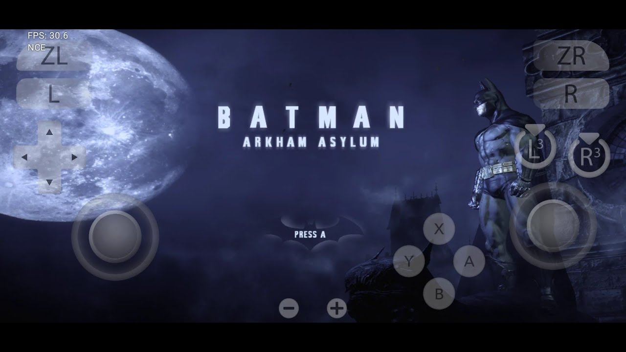 Batman Arkham Asylum Yuzu (NCE) android 146 Letest Update Game Test Poco F5