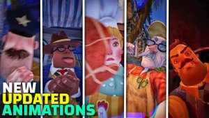 ALL UPDATED NEW JUMPSCARES HELLO NEIGHBOR 2 PATCH 3 (Comparison Old vs New) (4K60 2023)