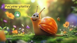 Маленькие художники: Рисуем Улитку - Детский образовательный мультфильм