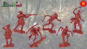 СОЛДАТИКИ ПУБЛИЯ - ИНДЕЙЦЫ, НАБОР #3 / PUBLIUS - INDIANS, SET #3