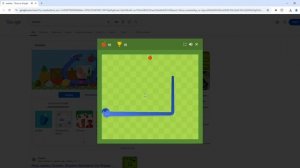 играю в змейку