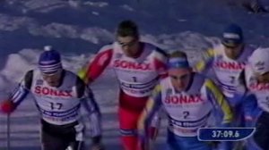 Чемпионат мира Валь ди Фьемме 2003г.
Мужчины 30км классический стиль.