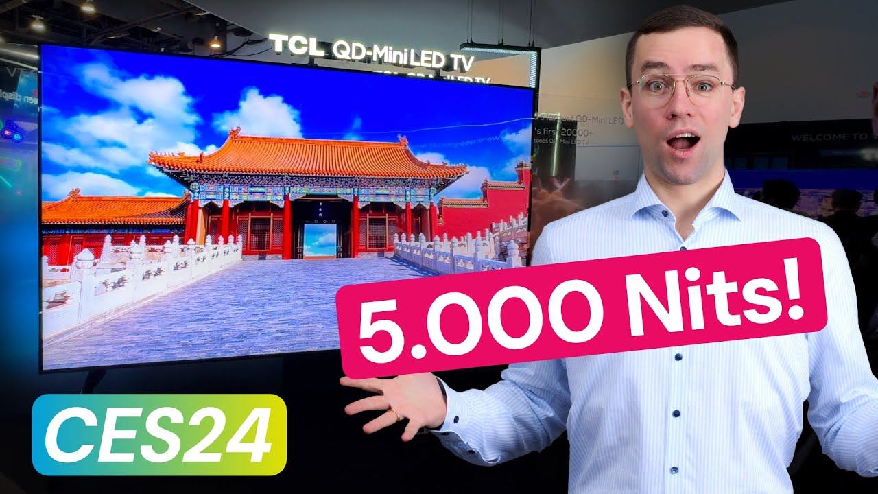115 Zoll Mini LED TV & TCL zeigt LCDs mit Bild wie OLED! - CES 2024 News смотреть онлайн
