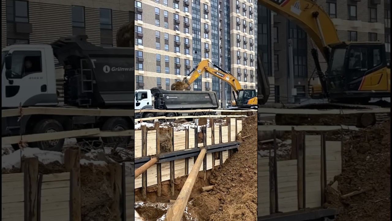 Погрузка грунта на утилизацию #генстройтранс #гст #строительство #земляныеработы #нулевойцикл