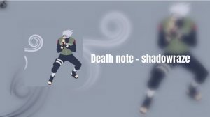 Death note - Shadowraze текст песни