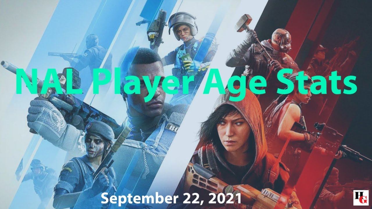 NAL Player Age Stats (Rainbow Six Siege) смотреть онлайн