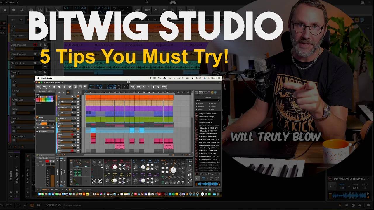 Bitwig Studio: 5 Tips for Beginners to Should Know