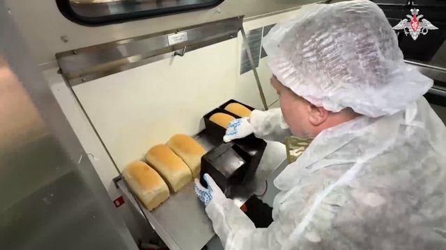 Работа хлебопекарни группировки войск «Север»