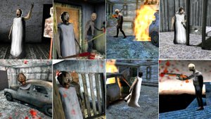 All Granny Chapters Death Game Over Endings But In 3rd Person View | Granny V1.8 - Granny 2 Granny