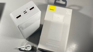 Power bank Baseus Bipow 30000mAh 20W White (PPDML-N02)