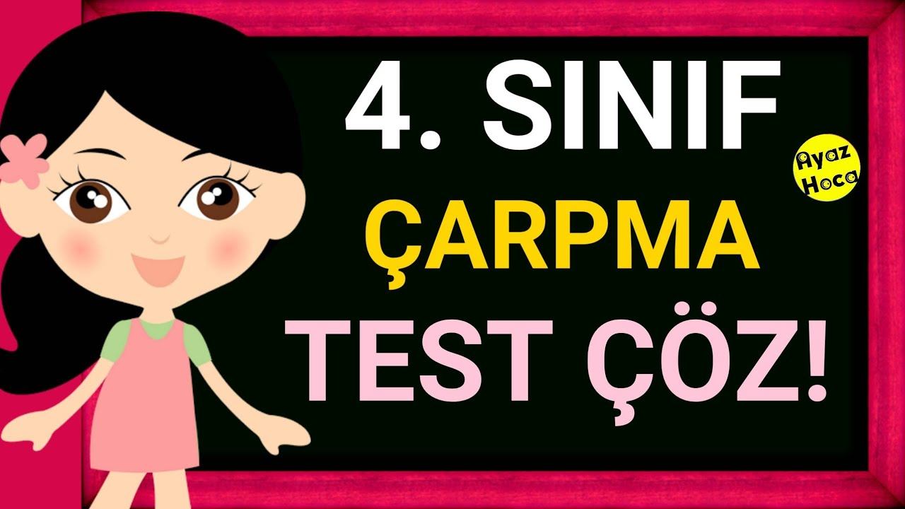 4. Sınıf Çarpma İşlemi  4. Sınıf Matematik  Test Çözümü  Eba Tv