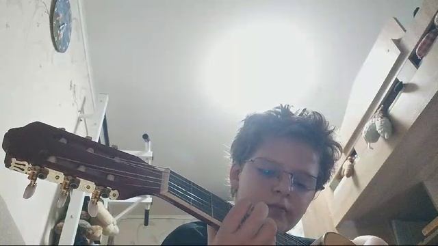 с новым годом Песня джингл беллс на гитаре (не разбор)(: