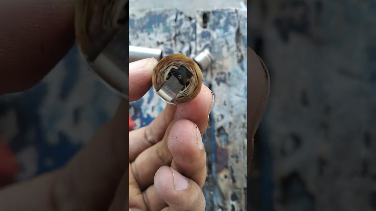 bongkar baterai 18650. what inside 18650. isi baterai litium